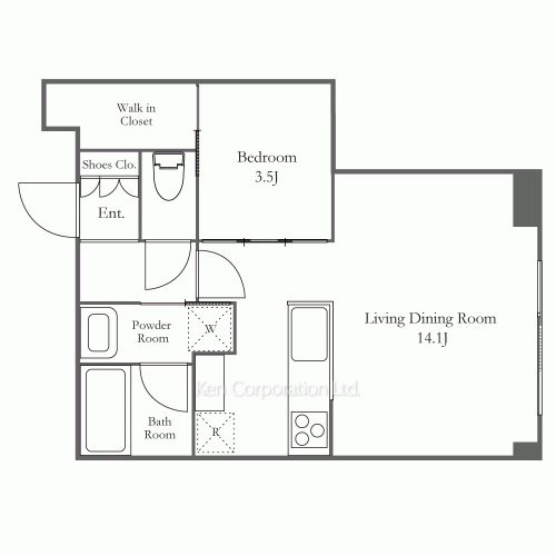 Property Blueprint /rent/tokyoapartment/search/results/165889/2010120557.html