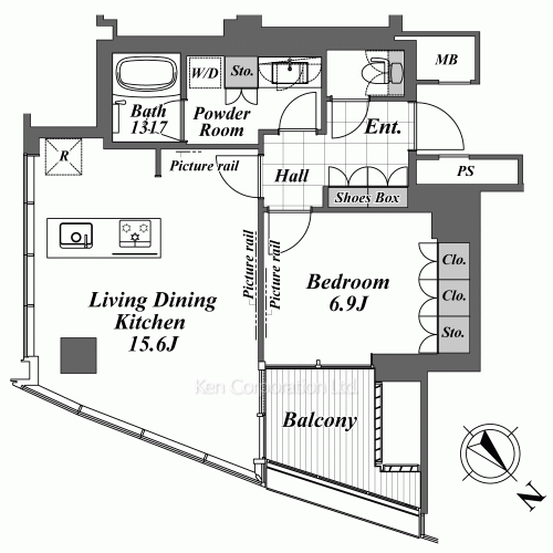 Property Blueprint /rent/tokyoapartment/search/results/166006/2011010091.html