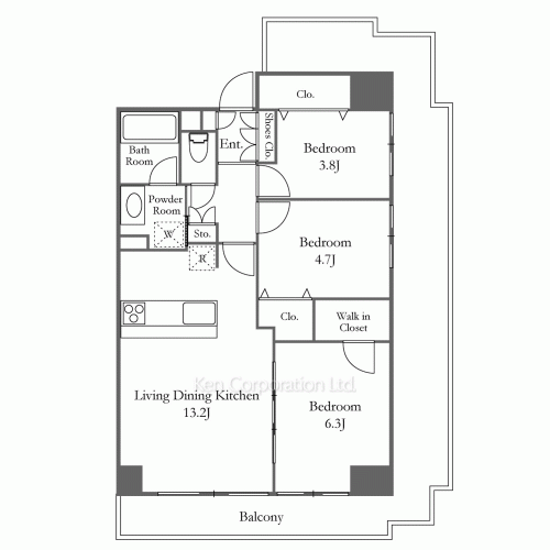 Property Blueprint /rent/tokyoapartment/search/results/114369/2011020102.html