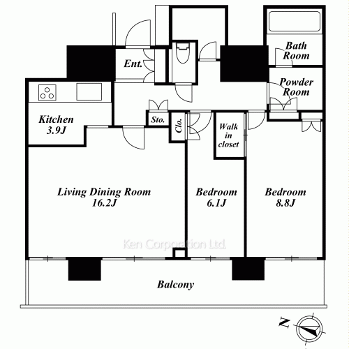 Property Blueprint /rent/tokyoapartment/search/results/158133/2011040280.html