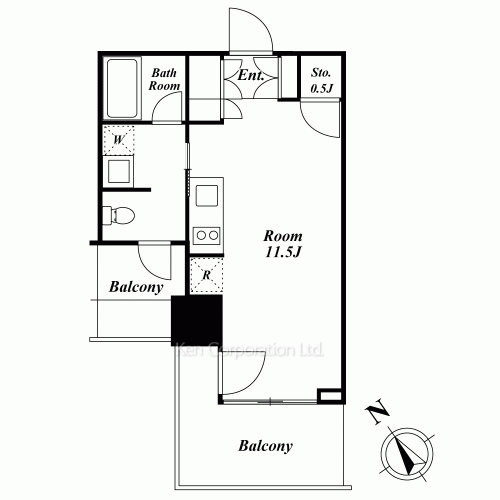 Property Blueprint /rent/tokyoapartment/search/results/167955/2011090675.html