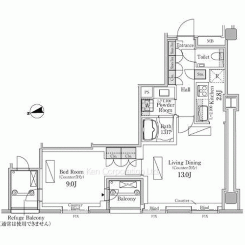 Property Blueprint /rent/tokyoapartment/search/results/168253/2011110344.html