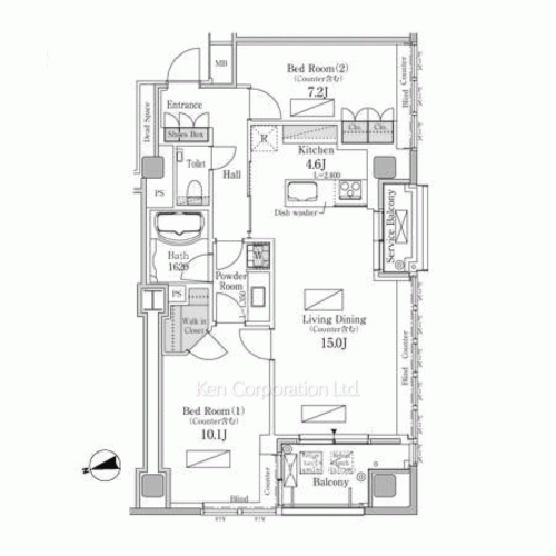 Property Blueprint /rent/tokyoapartment/search/results/168253/2011110549.html