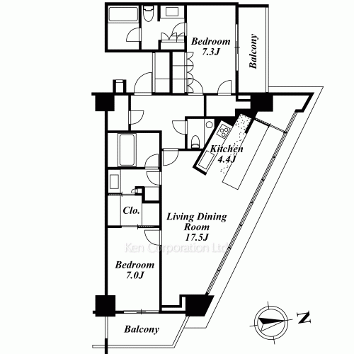 Property Blueprint /rent/tokyoapartment/search/results/166290/2011121092.html