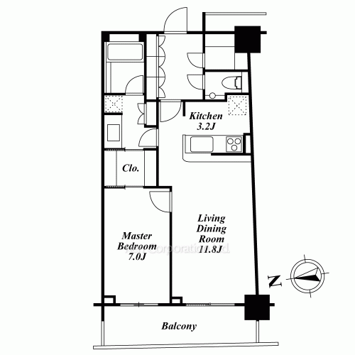 Property Blueprint /rent/tokyoapartment/search/results/166290/2011121114.html