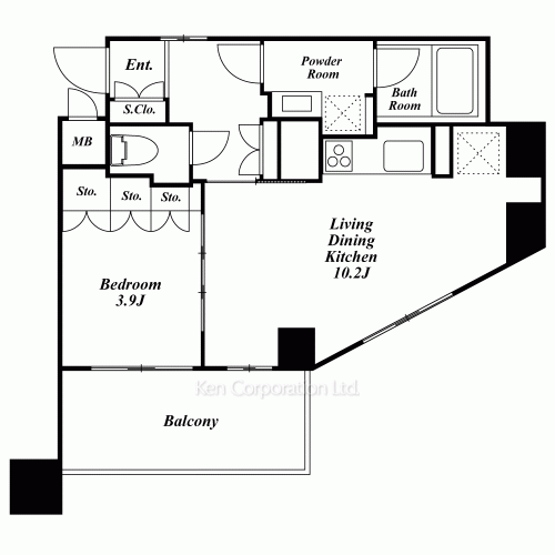 Property Blueprint /rent/tokyoapartment/search/results/168580/2012010023.html