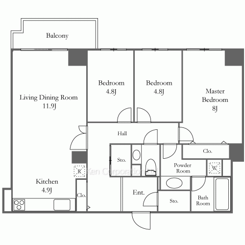 Property Blueprint /rent/tokyoapartment/search/results/109649/2012030450.html