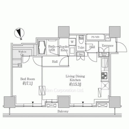 Property Blueprint /rent/tokyoapartment/search/results/165295/2012090187.html