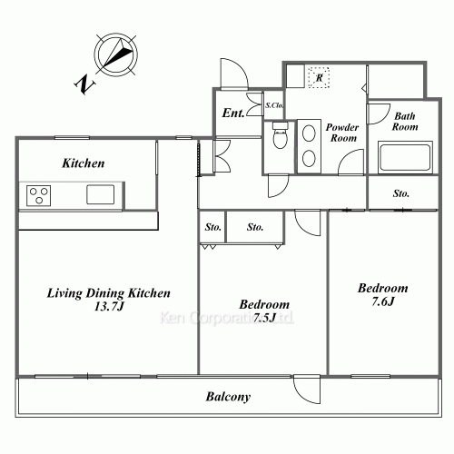 Property Blueprint /rent/tokyoapartment/search/results/175662/2012090767.html