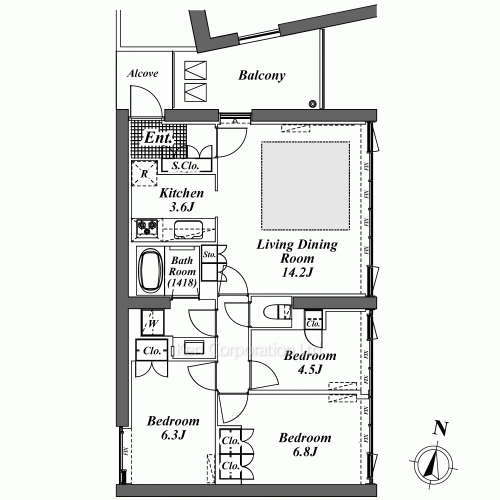 Property Blueprint /rent/tokyoapartment/search/results/170632/2012120179.html