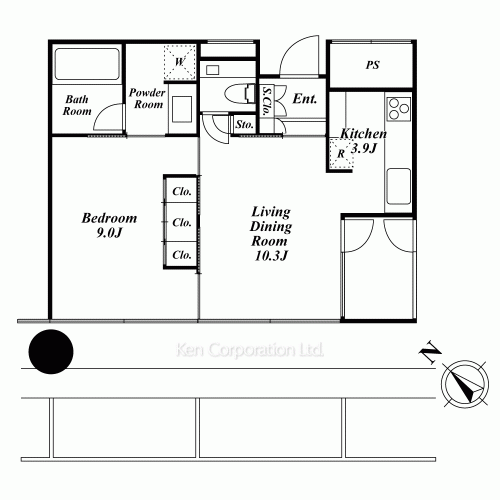 Property Blueprint /rent/tokyoapartment/search/results/170745/2012120639.html