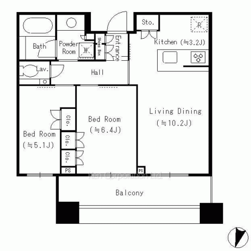 Property Blueprint /rent/tokyoapartment/search/results/170964/2013010854.html