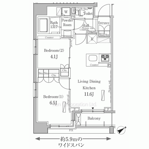 Property Blueprint /rent/yokohamaapartment/search/results/170221/2013020603.html