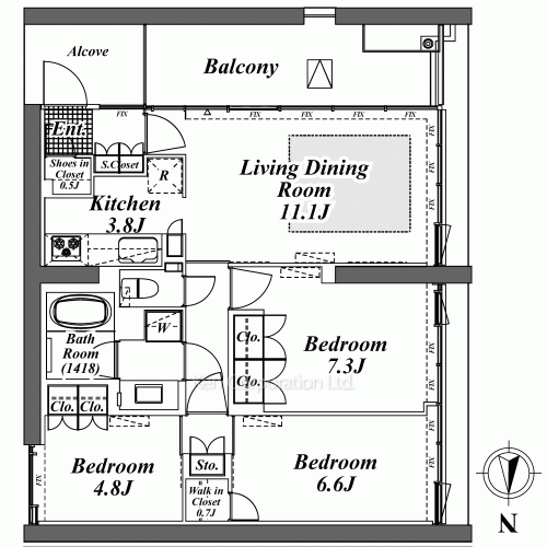 Property Blueprint /rent/tokyoapartment/search/results/170632/2013030063.html