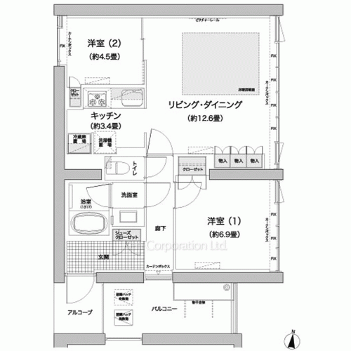 Property Blueprint /rent/tokyoapartment/search/results/170632/2013031176.html