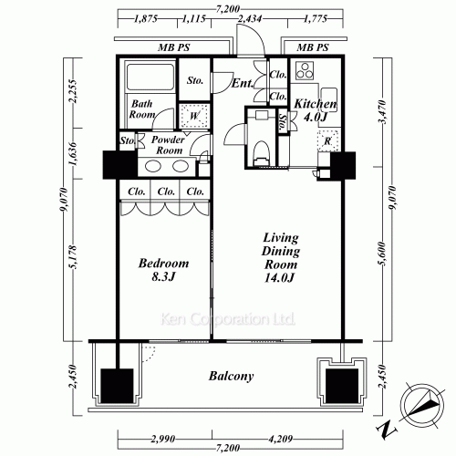 Property Blueprint /rent/tokyoapartment/search/results/169684/2013040959.html