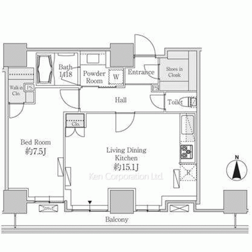 Property Blueprint /rent/tokyoapartment/search/results/165295/2013070054.html