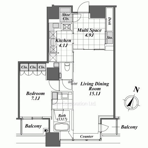 Property Blueprint /rent/tokyoapartment/search/results/154705/2013090111.html