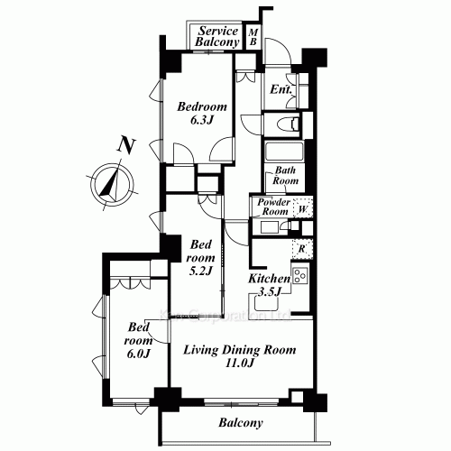 Property Blueprint /rent/tokyoapartment/search/results/172963/2013110325.html