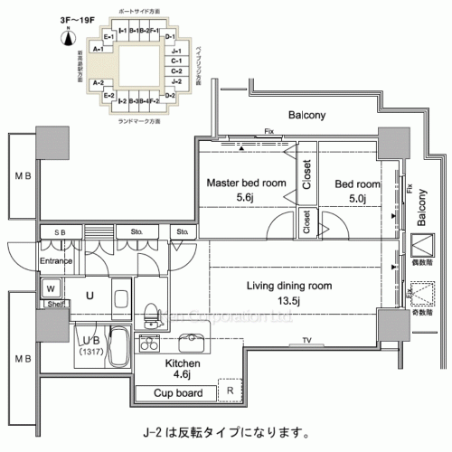 Property Blueprint /rent/yokohamaapartment/search/results/155711/2013110725.html