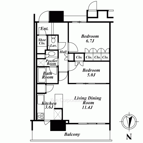 Property Blueprint /rent/tokyoapartment/search/results/160555/2014021106.html