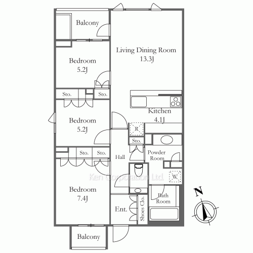 Property Blueprint /rent/tokyoapartment/search/results/174117/2014040213.html