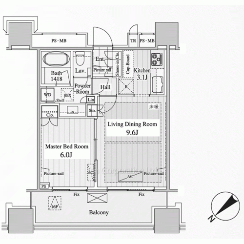 Property Blueprint /rent/tokyoapartment/search/results/174465/2014050861.html