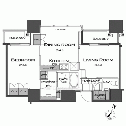 Property Blueprint /rent/tokyoapartment/search/results/154705/2014060510.html