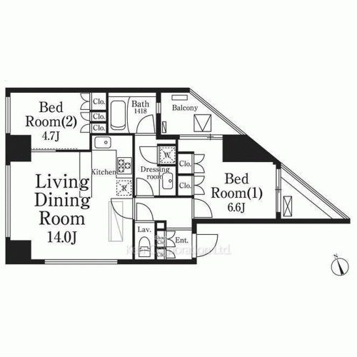 Property Blueprint /rent/tokyoapartment/search/results/165692/2014080710.html