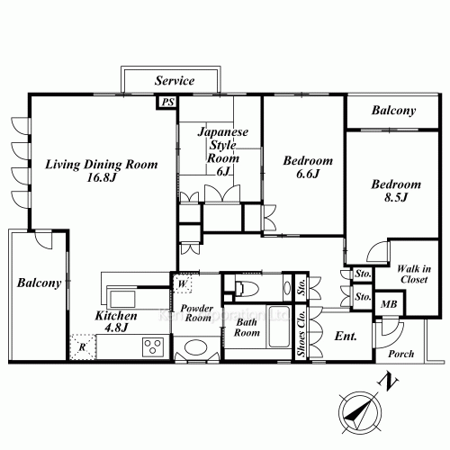 Property Blueprint /rent/yokohamaapartment/search/results/176204/2014100773.html