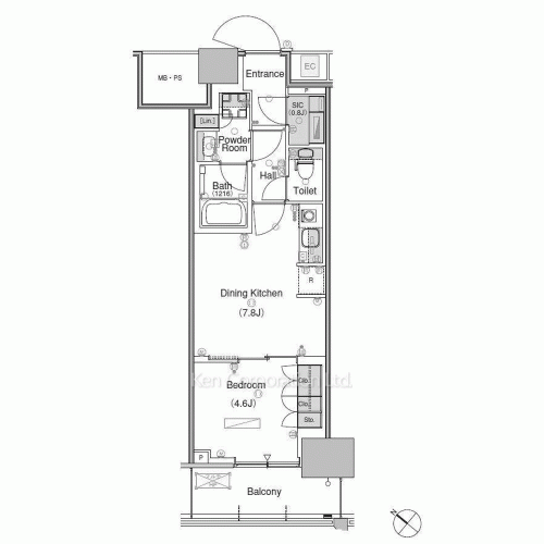 Property Blueprint /rent/tokyoapartment/search/results/180383/2015120124.html