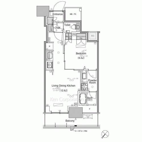 Property Blueprint /rent/tokyoapartment/search/results/180383/2015120134.html