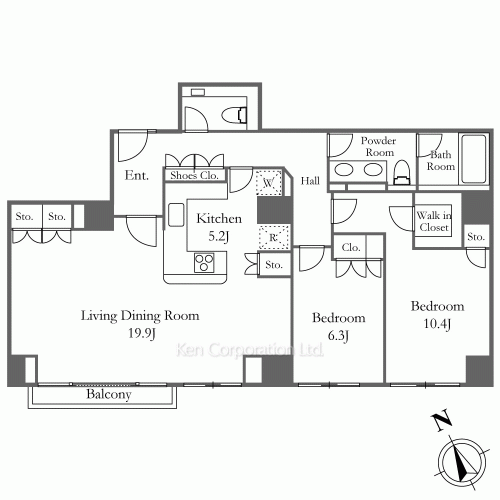 Property Blueprint /rent/tokyoapartment/search/results/180685/2016010098.html