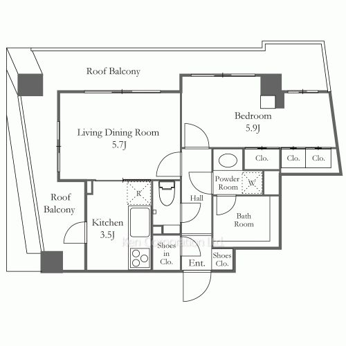 Property Blueprint /rent/tokyoapartment/search/results/165985/2016010555.html