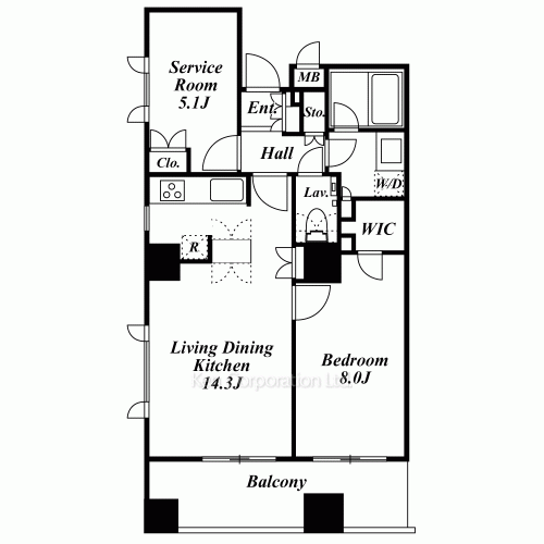 Comforia Higashi-ikebukuro West Floor Plan
