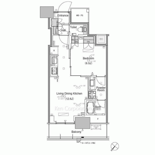 Property Blueprint /rent/tokyoapartment/search/results/180383/2016030264.html