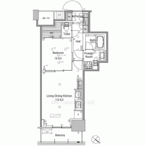 Property Blueprint /rent/tokyoapartment/search/results/180383/2016040625.html