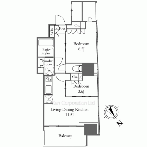Property Blueprint /rent/yokohamaapartment/search/results/182430/2016060248.html