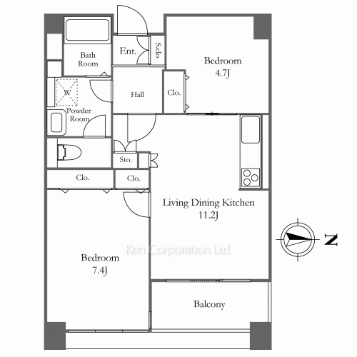 Property Blueprint /rent/tokyoapartment/search/results/183228/2016073243.html