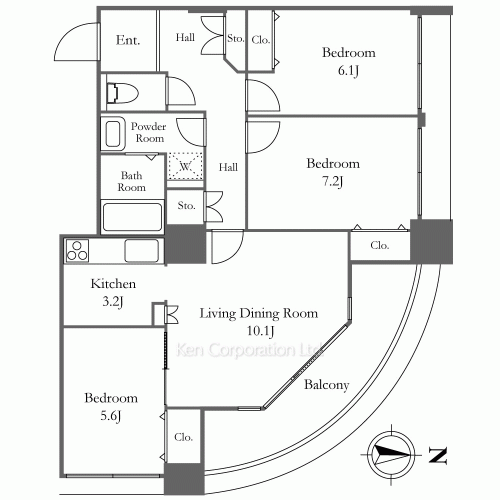Property Blueprint /rent/tokyoapartment/search/results//2016073315.html