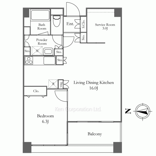 Property Blueprint /rent/tokyoapartment/search/results//2016073446.html