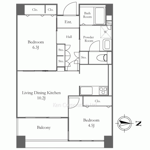 Property Blueprint /rent/tokyoapartment/search/results/183228/2016073452.html