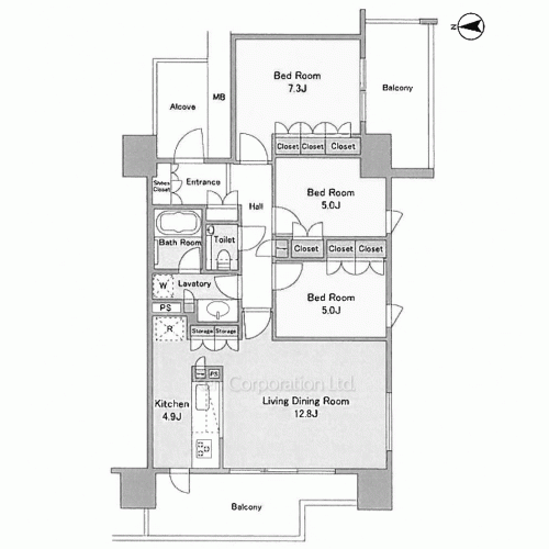 Property Blueprint /rent/yokohamaapartment/search/results/184409/2017060138.html