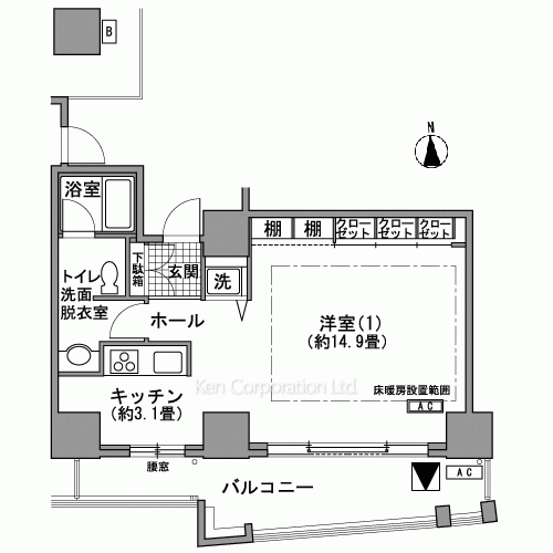 Property Blueprint /rent/tokyoapartment/search/results/164786/2017100018.html