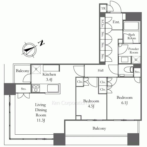 Property Blueprint /rent/tokyoapartment/search/results/187607/2017100711.html