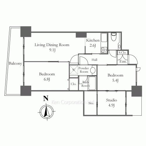 Property Blueprint /rent/tokyoapartment/search/results/164786/2018060714.html