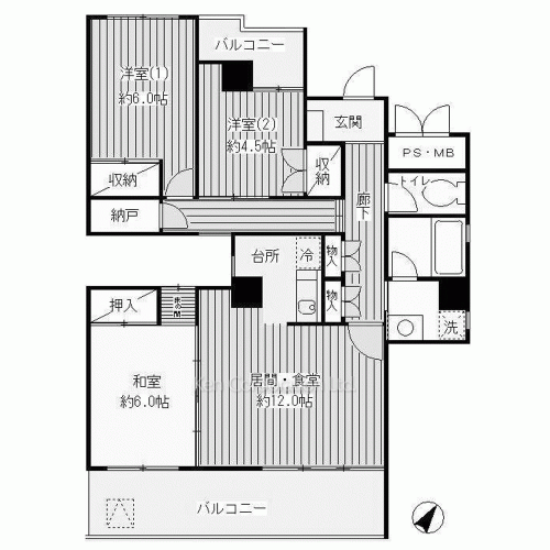 Property Blueprint /rent/tokyoapartment/search/results/124072/2018080714.html