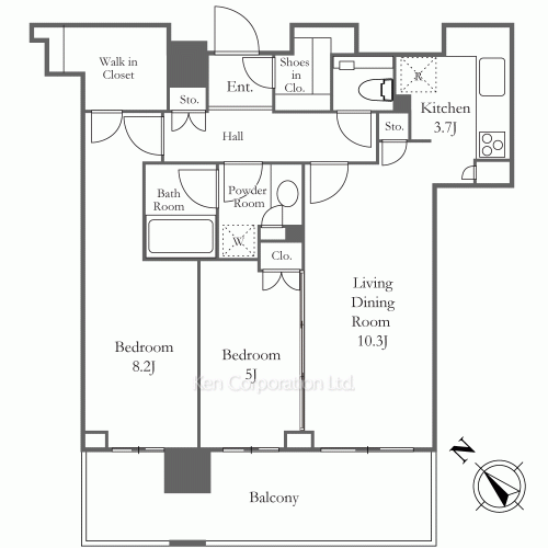 Property Blueprint /rent/tokyoapartment/search/results//2019010446.html