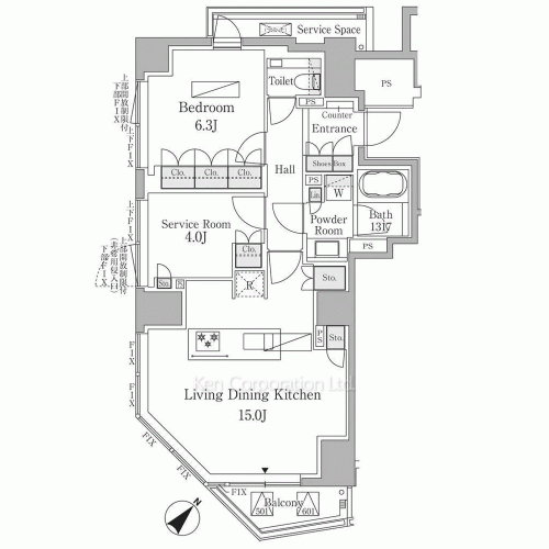 Property Blueprint /rent/tokyoapartment/search/results/191869/2019011233.html