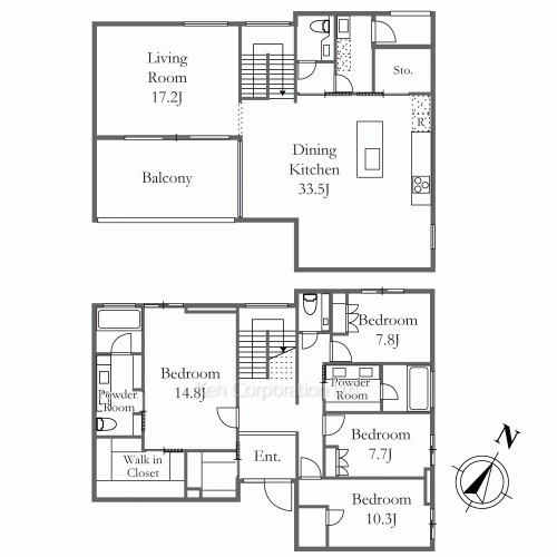 Katei Chigasaki (near Dsty) for rent Yokohama Apartments Ken